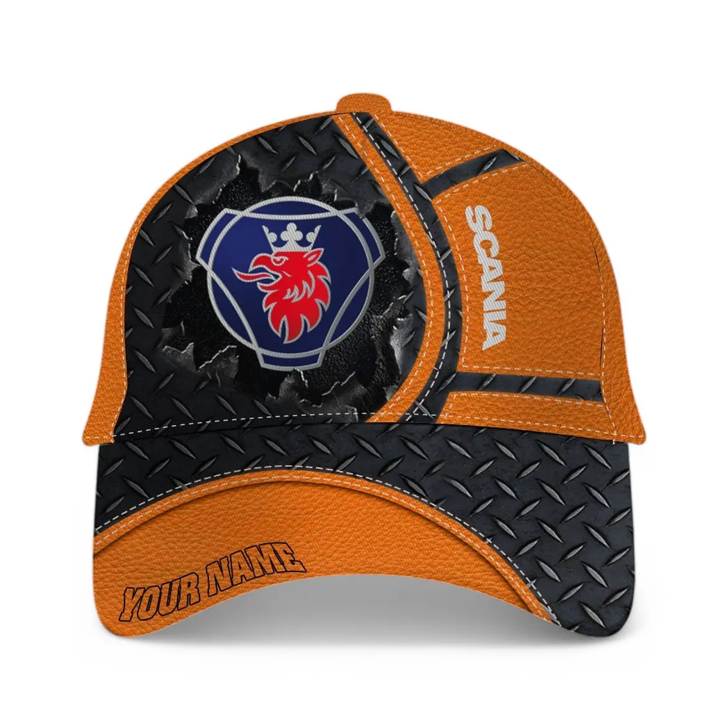 Scania Classic Cap, Gift For Scania Lovers, Gift For Him, Husband, Boyfriend - Orange CAR49021825066-5