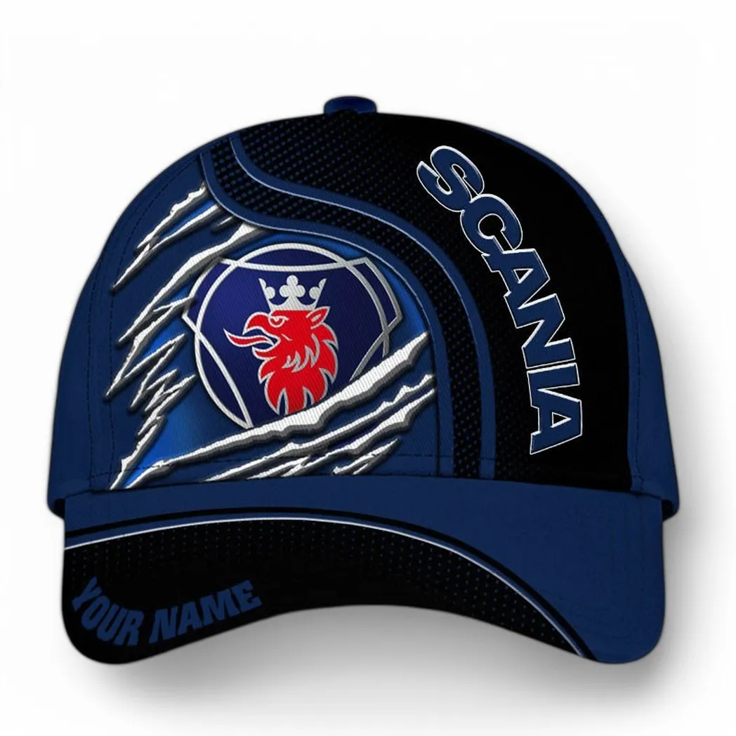 Scania Classic Cap, Gift For Scania Lovers, Gift For Him, Husband, Boyfriend CAR50021825084 - Black