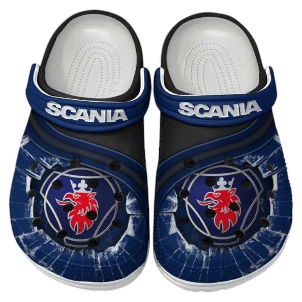 Scania Crocs Clogs Men Women, Gift For Scania Fan CAR188032025136 - Blue
