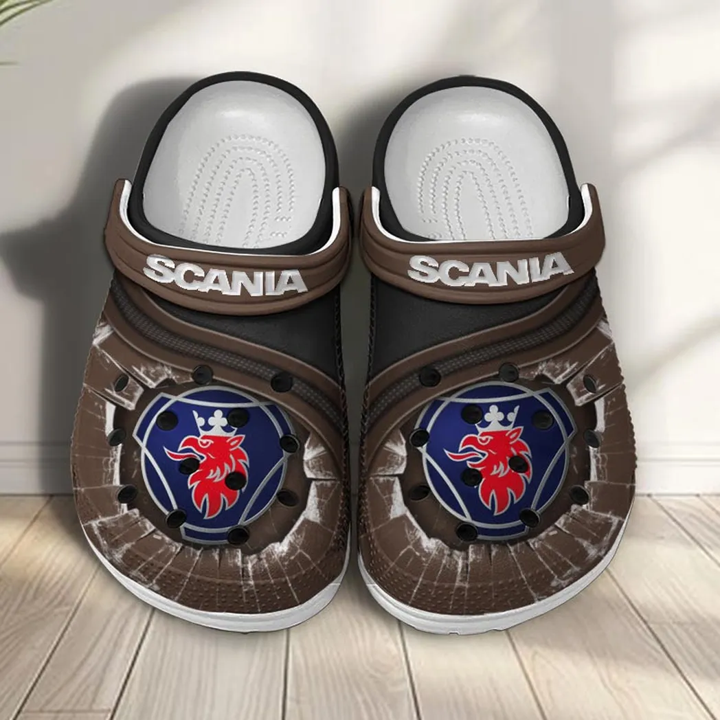 scania crocs clogs men women gift for scania fan car188032025136 brown