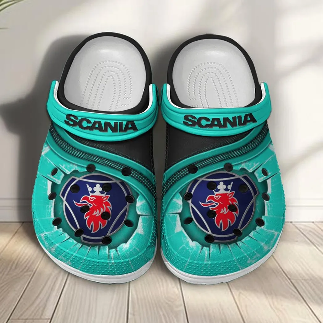 scania crocs clogs men women gift for scania fan car188032025136 cyan