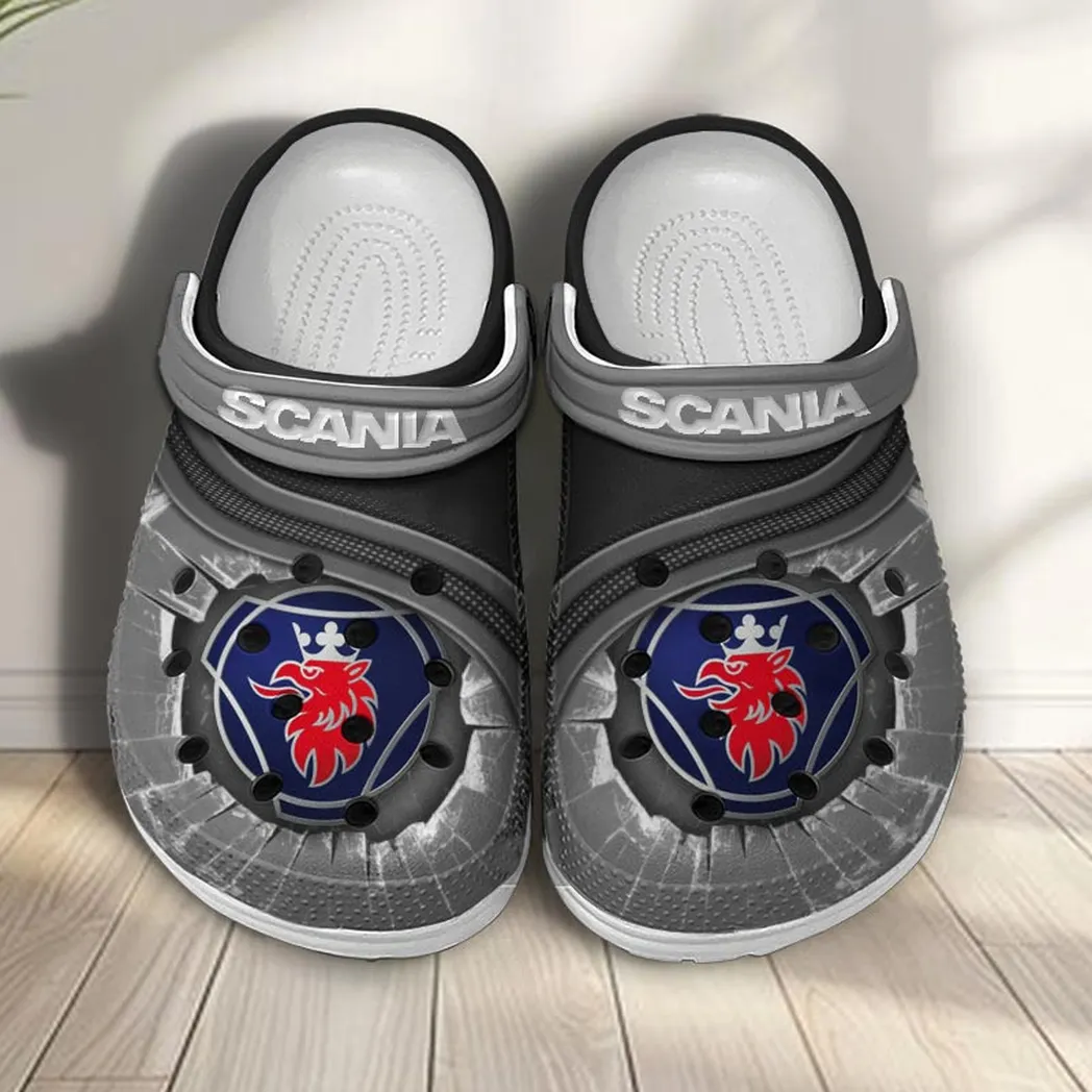 scania crocs clogs men women gift for scania fan car188032025136 gray uf7am