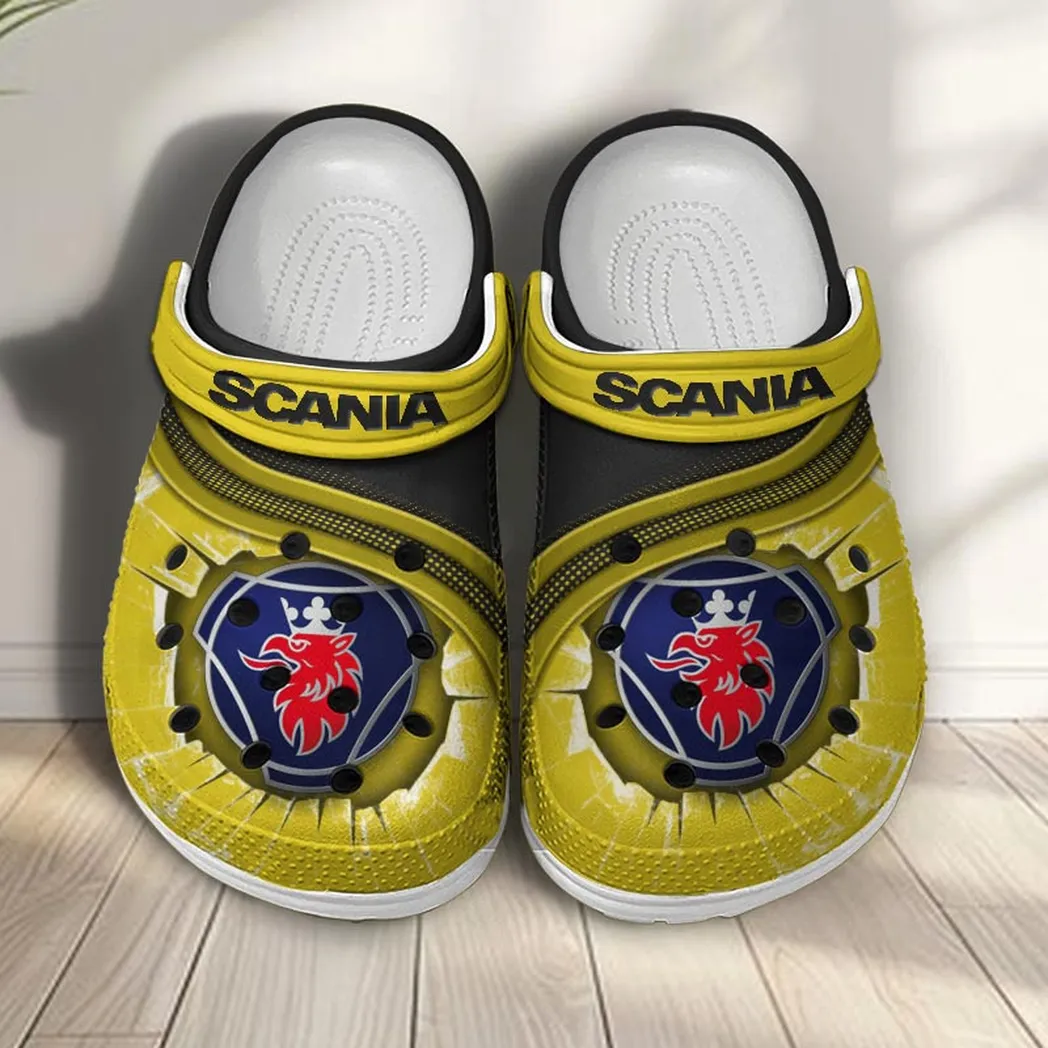 scania crocs clogs men women gift for scania fan car188032025136 yellow fms0v