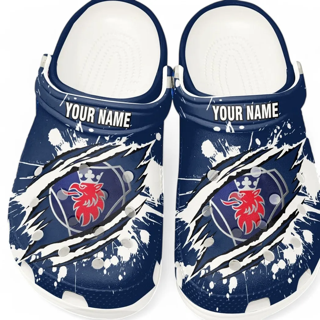 scania crocs gift for scania lovers gift for him husband boyfriend car5602192572 white dysct