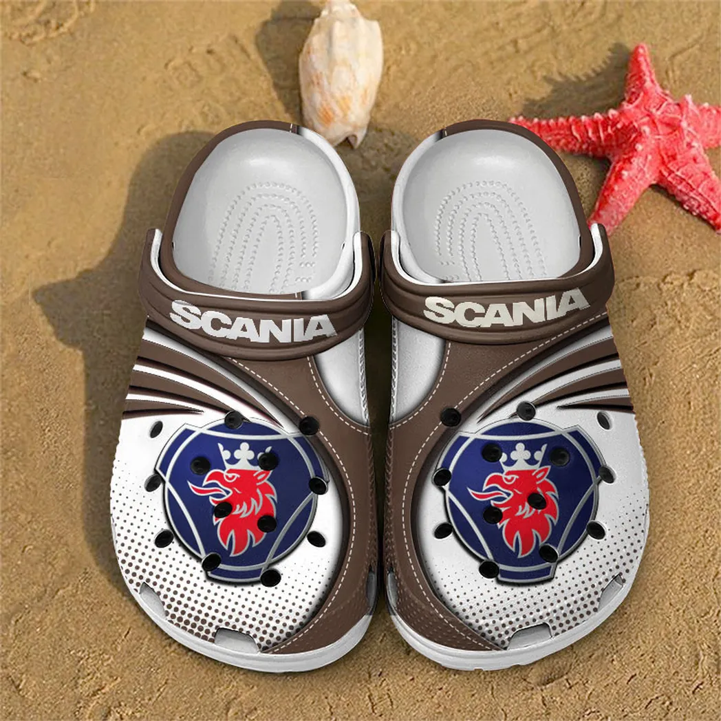 scania crocs sandals for men women gift for scania fan car181031525728 brown umkzc