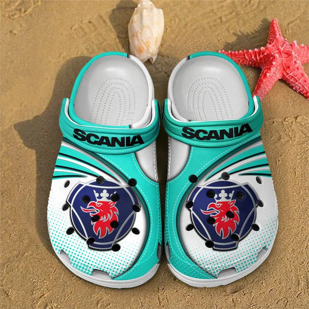 scania crocs sandals for men women gift for scania fan car181031525728 cyan bspdf