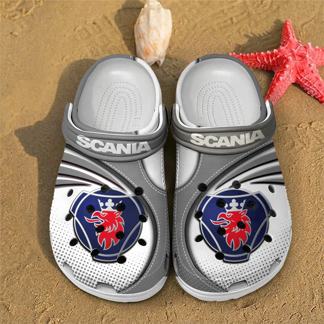 scania crocs sandals for men women gift for scania fan car181031525728 gray h8gvd