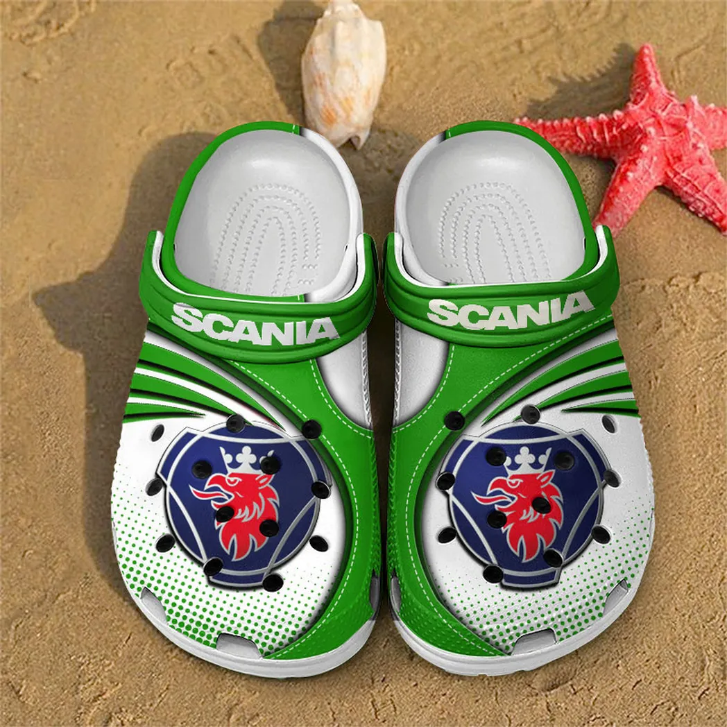 scania crocs sandals for men women gift for scania fan car181031525728 green kiao4