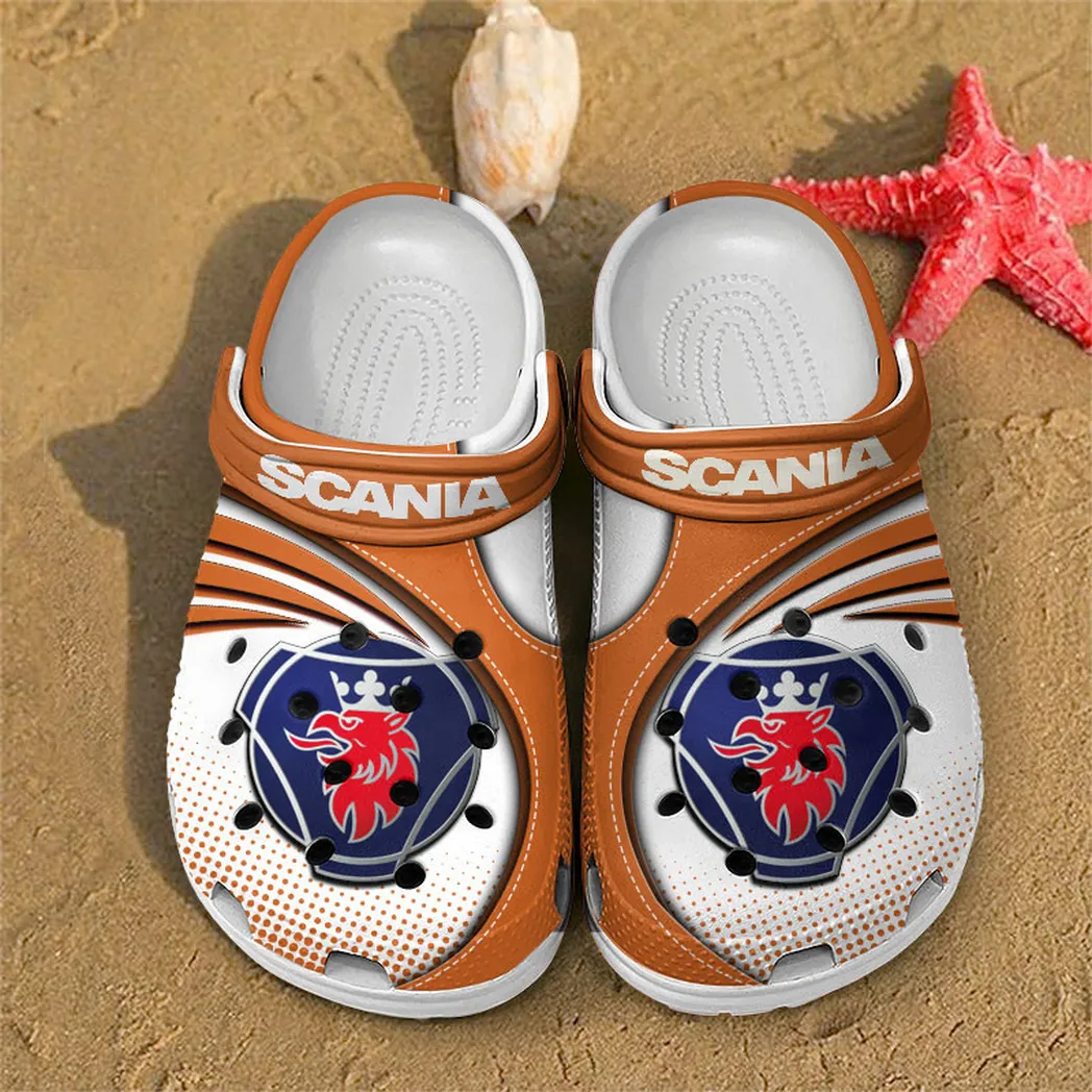 scania crocs sandals for men women gift for scania fan car181031525728 orange