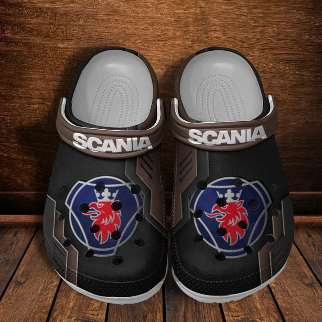 scania crocs shoes clogs men women gift for scania fan car185031525235 brown