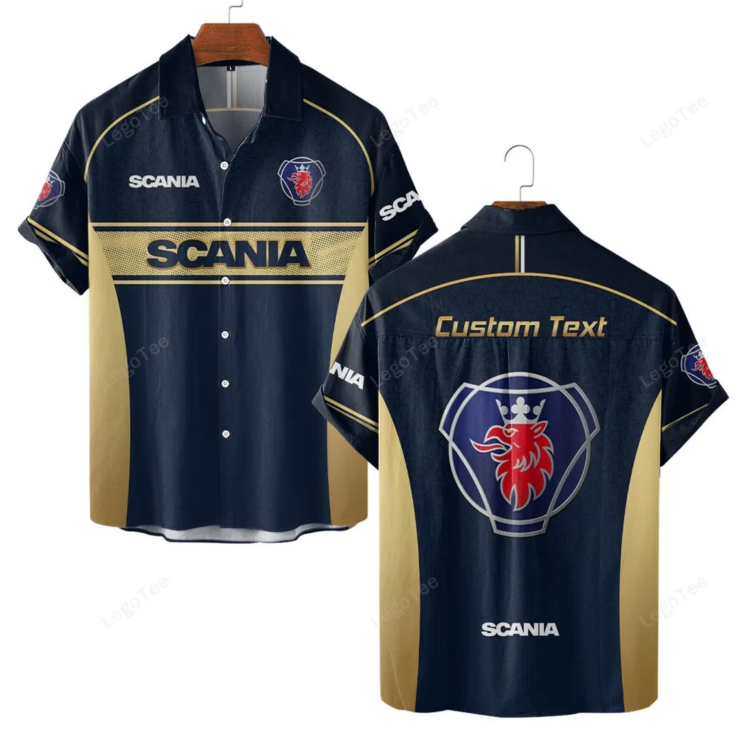 scania custom hawaiian shirts for men gift for scania lovers gift for him husband boyfriend car137021325936 3 1yhf0