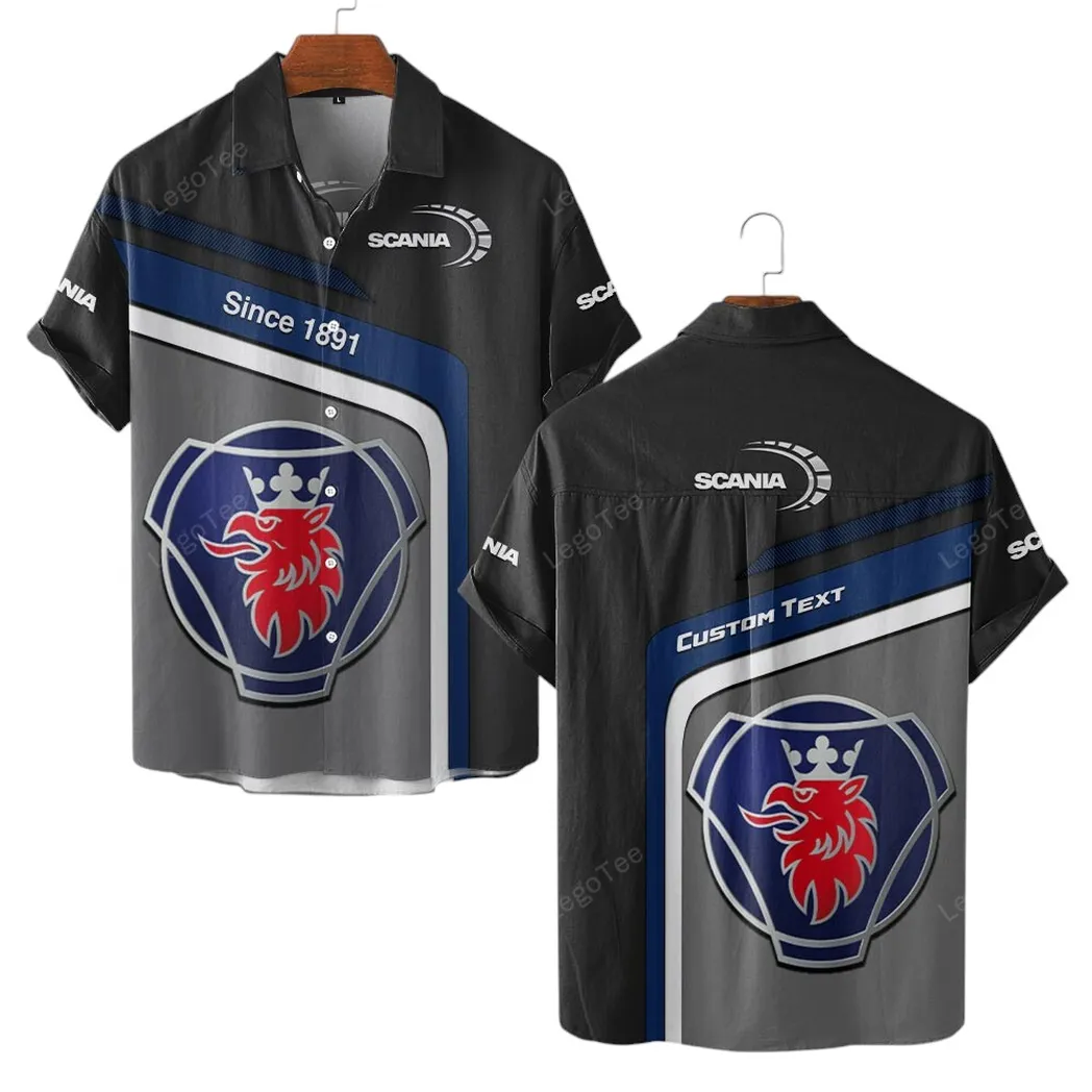 scania hawaiian shirt for men gift for scania lovers gift for him husband boyfriend car11103032566 63uhr