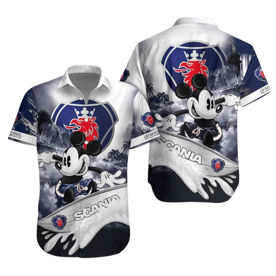 scania hawaiian shirt for men gift for scania lovers gift for him husband boyfriend car53030625103 b4qqu