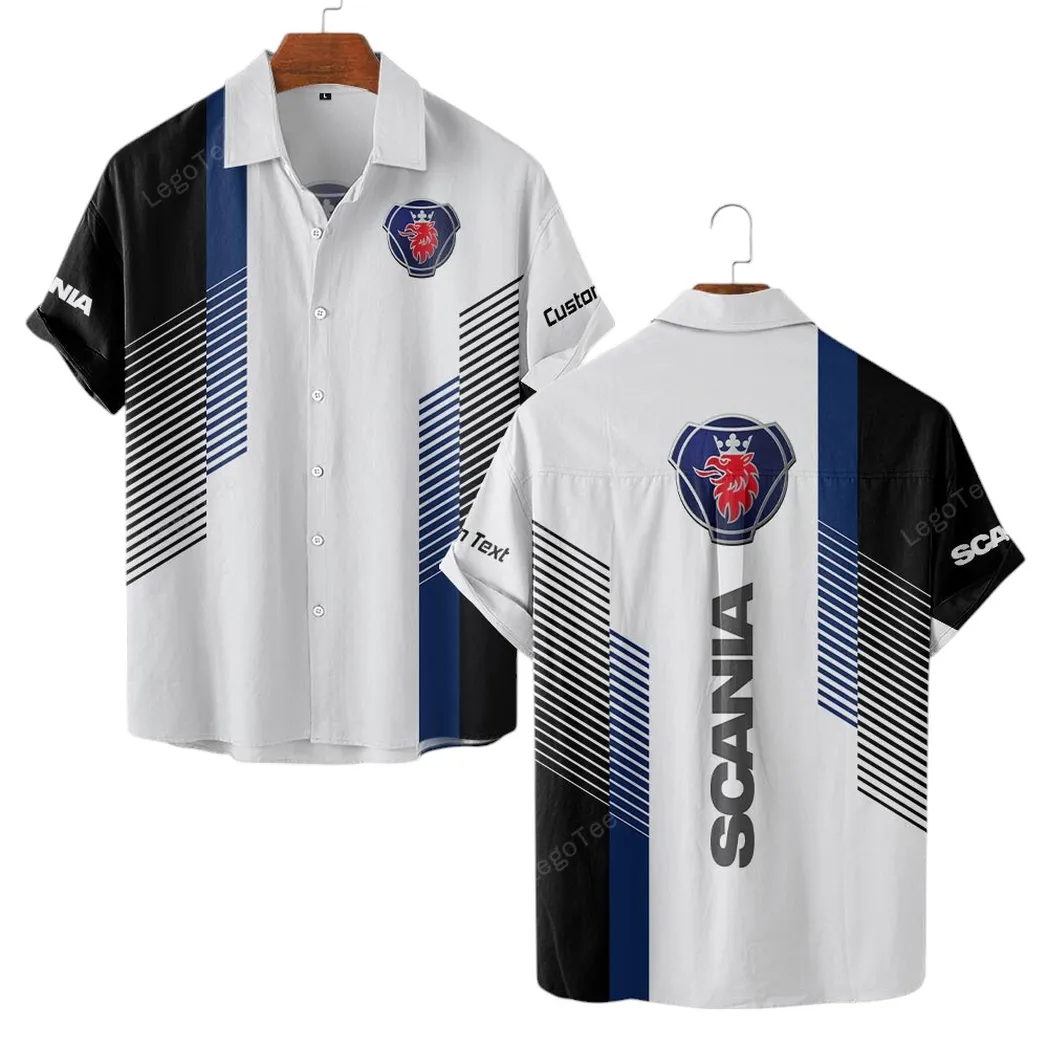 Scania Hawaiian Shirt, Gift For Scania Lovers, Gift For Him, Husband, Boyfriend CAR10703122566