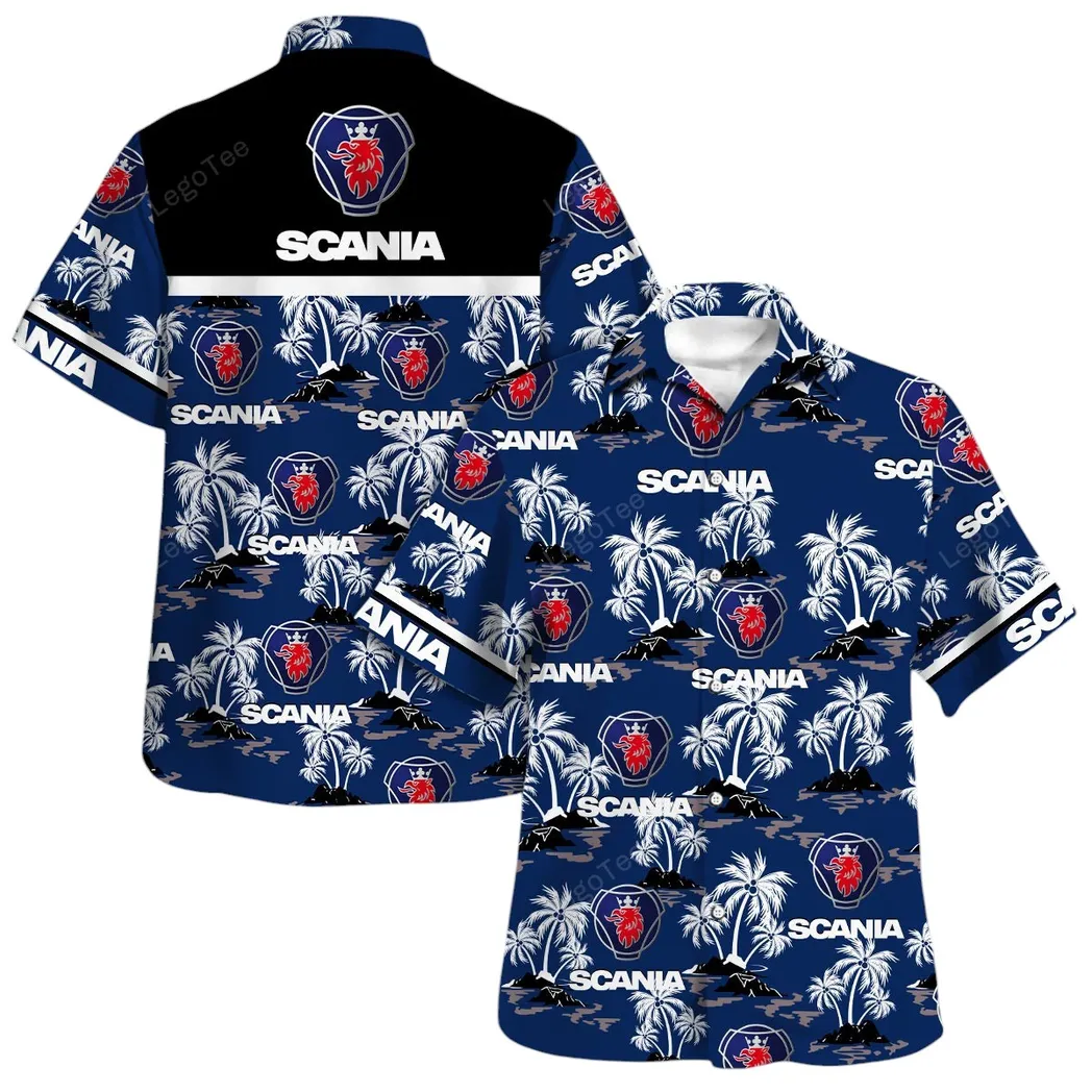 scania hawaiian shirt set for men gift for scania lovers gift for him husband boyfriend car144021125523 1 kueqs