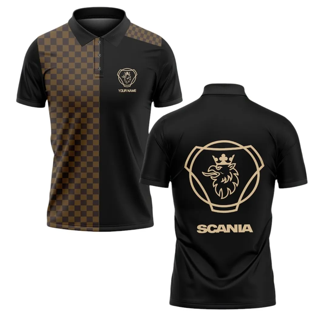 scania polo shirt lv style gift for scania lovers car176022525951 dz7ui