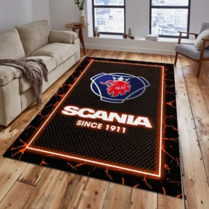 Scania Rug, All Over Print Carpet For Scania Lovers CAR5202192573 - Orange