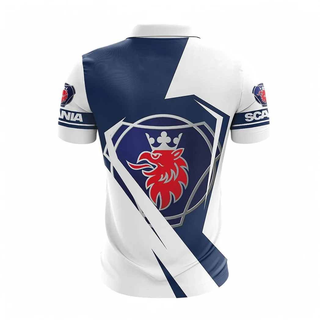 scania zipper polo shirt for men gift for scania fan car68022125907 rlbis