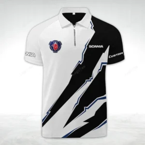 scania zipper polo shirt gift for scania lovers gift for gift for him husband boyfriend car128021025044 uogbc