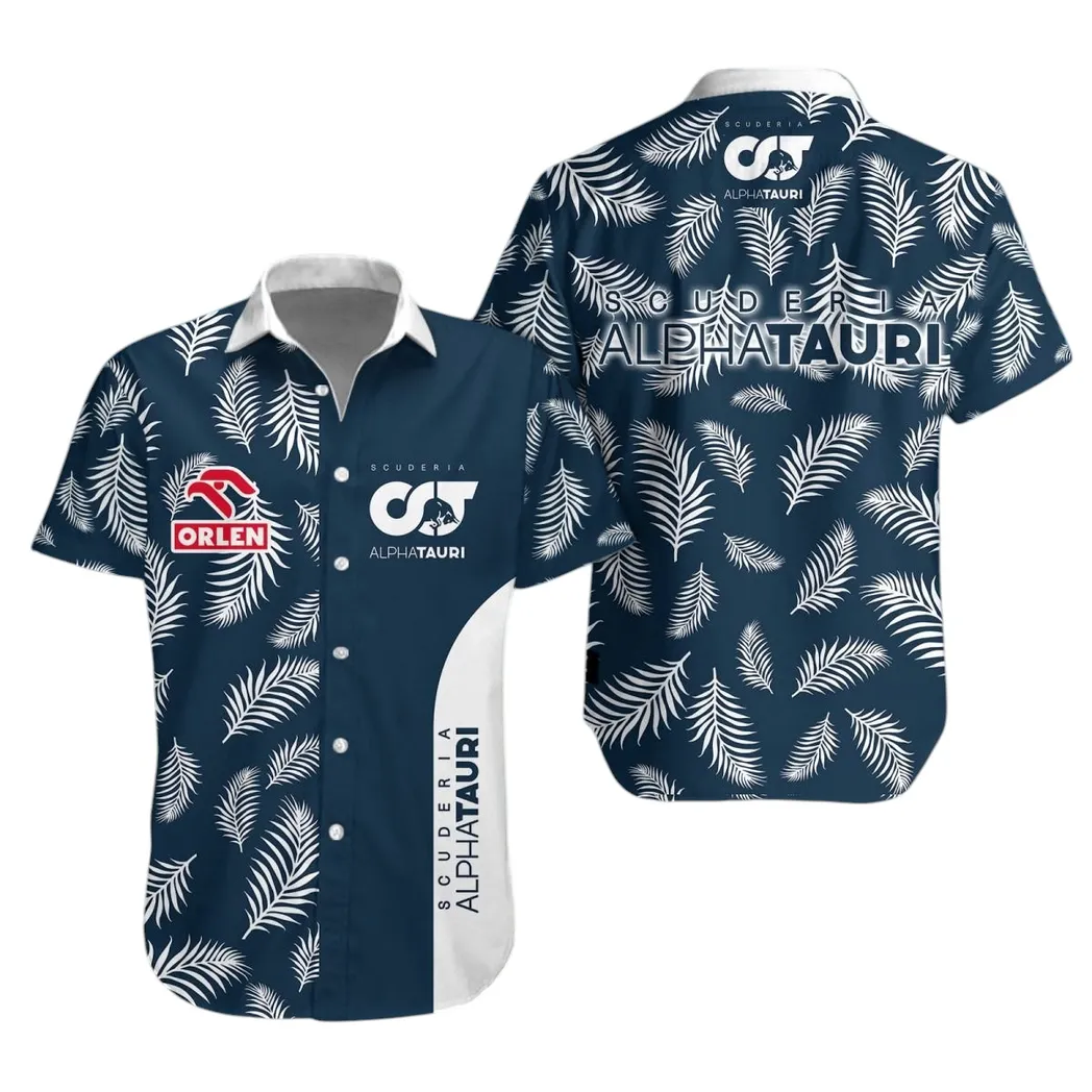 Scuderia Alpha Tauri Hawaiian Shirt For Men, All Over Print Hawaiian Shirt Scuderia Alpha Tauri CAR40304082509