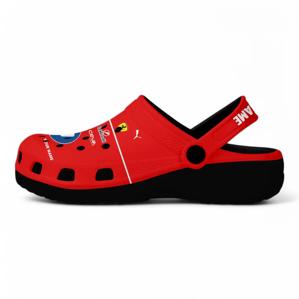 scuderia ferrari crocs all over print crocs scuderia ferrari black car41704092506 l8h39