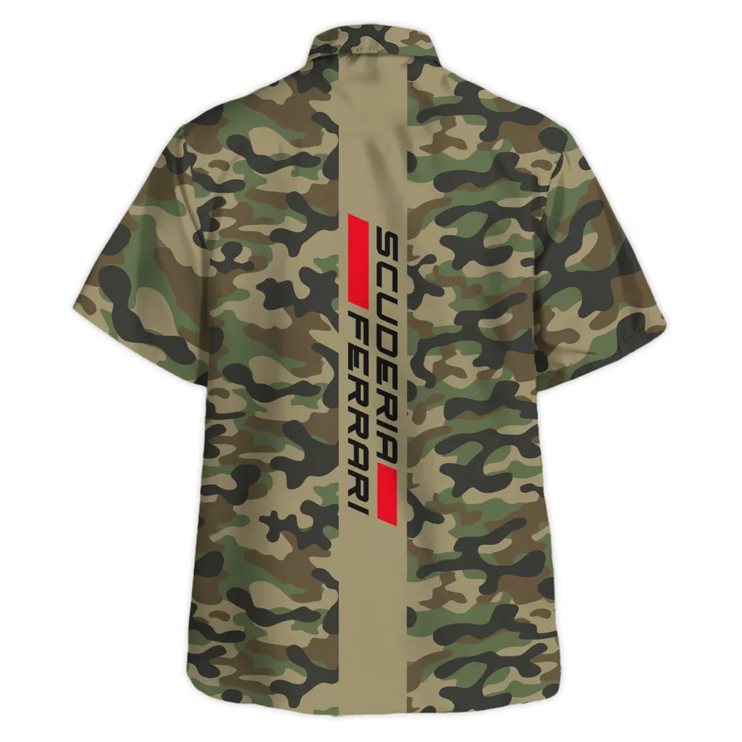 scuderia ferrari f1 hawaiian shirt style camo oversized hawaiian car210040825752 fd3go