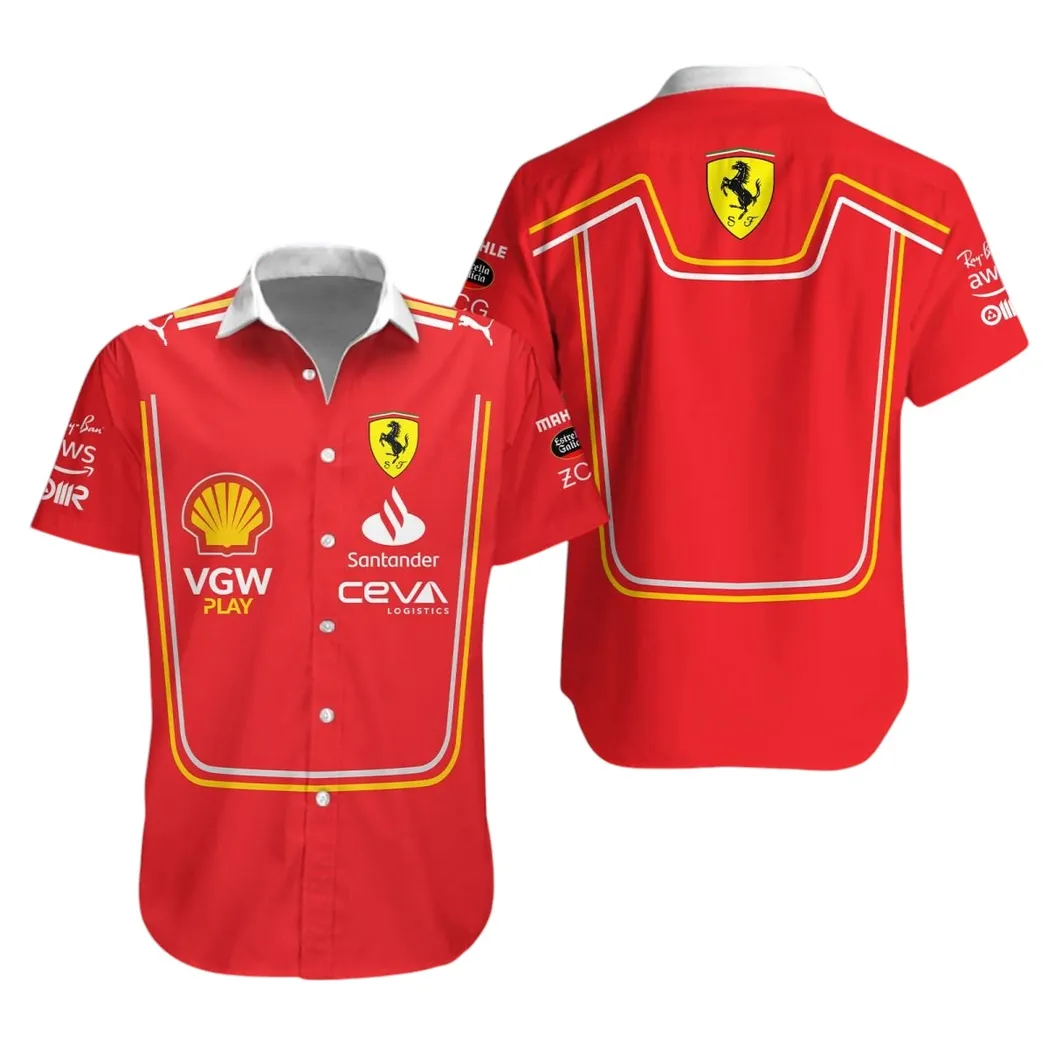scuderia ferrari hawaiian shirt for men all over print hawaiian shirt scuderia ferrari car40404082500