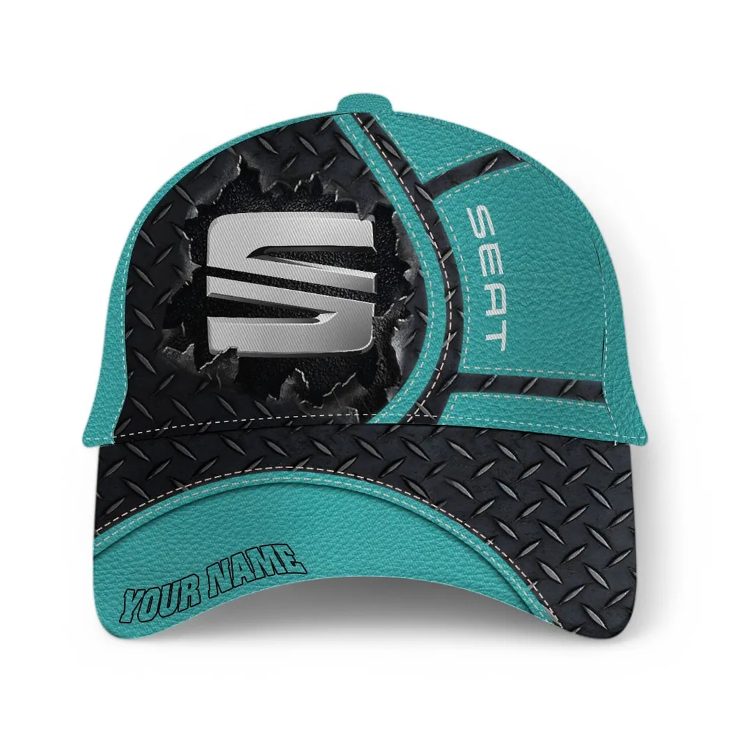 Seat Classic Cap, Gift For Seat Lovers, Gift For Him, Husband, Boyfriend - Cyan CAR49021825067-2