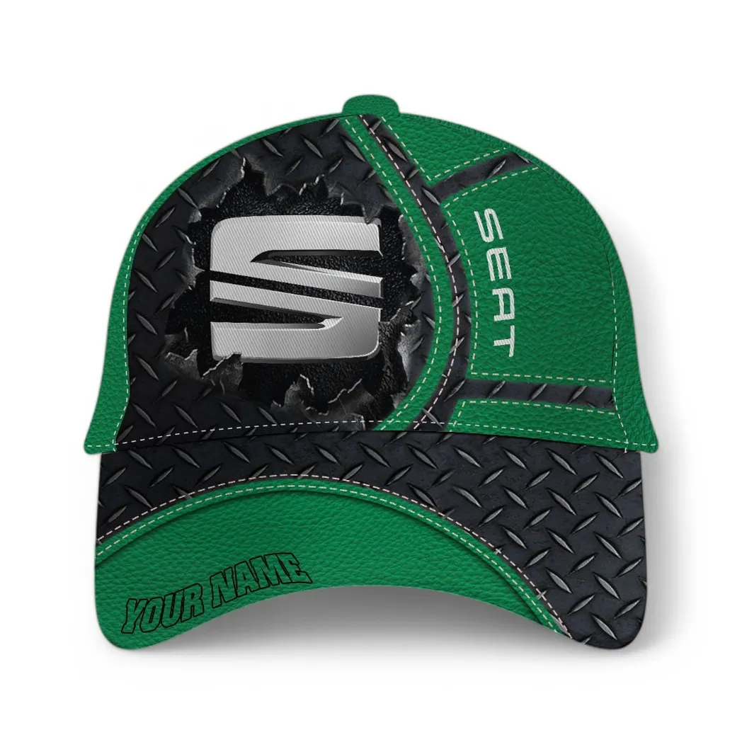 Seat Classic Cap, Gift For Seat Lovers, Gift For Him, Husband, Boyfriend - Green CAR49021825067-4