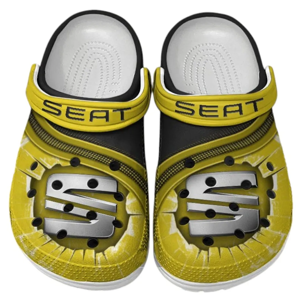 seat crocs clogs men women gift for seat fan car188032025186 yellow cqdud