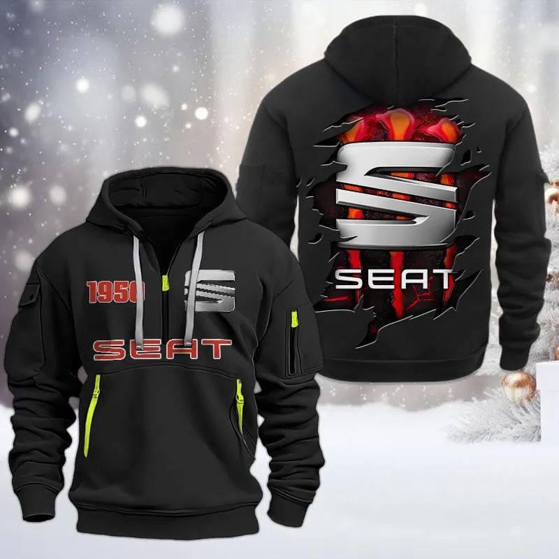 seat half zip hoodie all over print half zip hoodies for men car198032764 black 1edg9