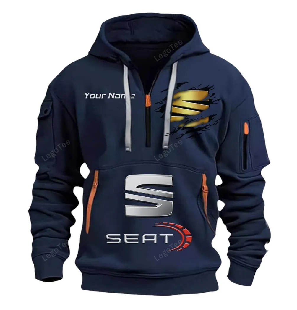 seat half zip hoodie car113021425824 best gift for him husband boyfriend navy