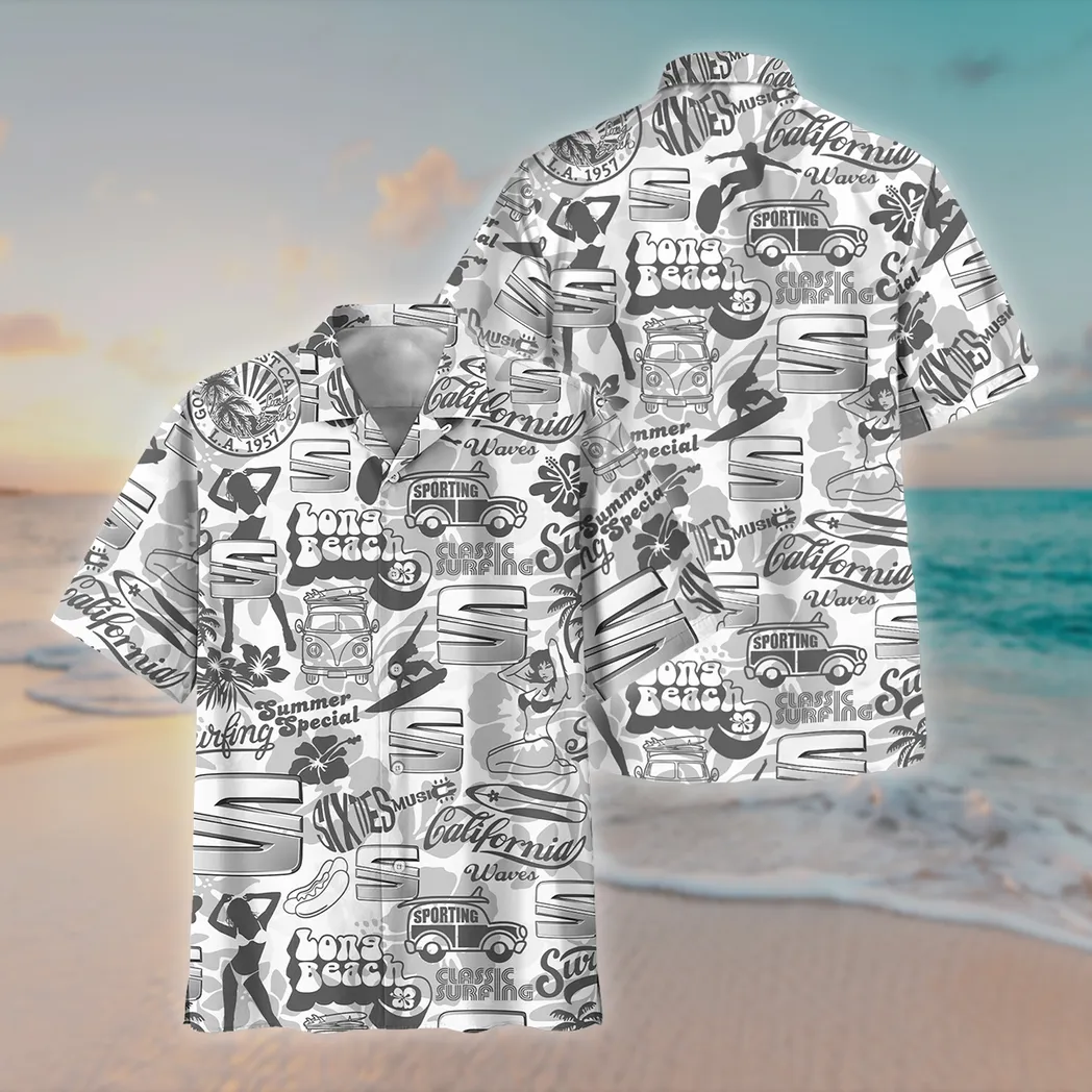 Seat Hawaiian Shirt For Men, Gift For Seat Lovers CAR201030725603