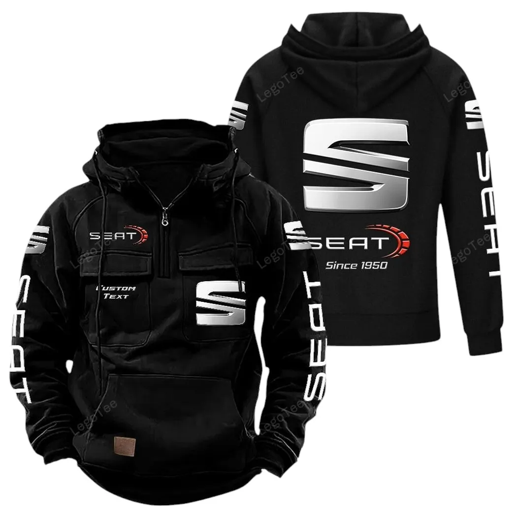 seat tactical quarter zip hoodie gift for seat lovers gift for him husband boyfriend black car96021425682 2
