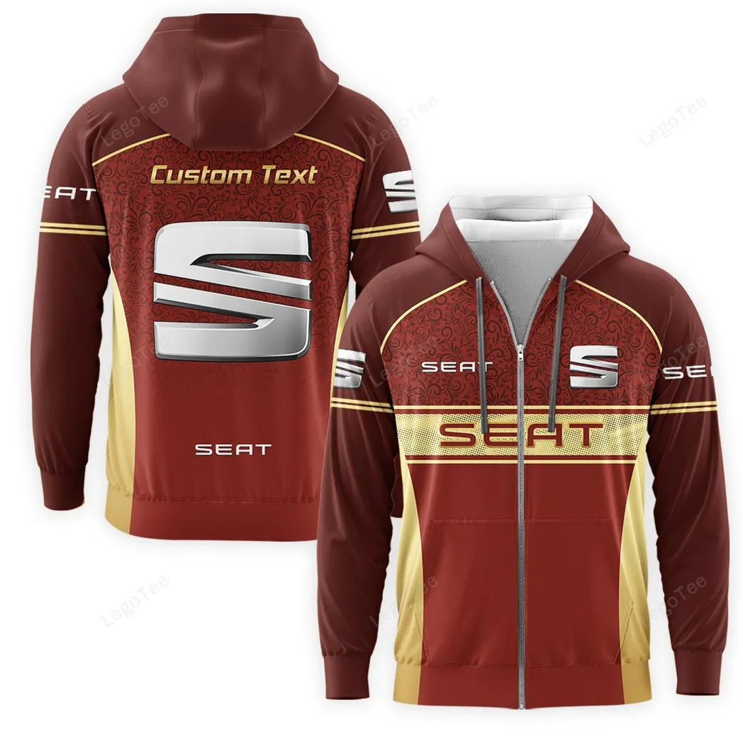 Seat Zipper Hoodie, Gift For Seat Lovers, Gift For Him, Husband, Boyfriend CAR137021325899-6