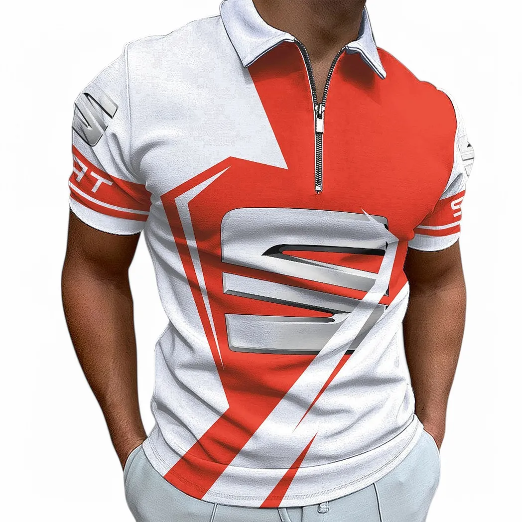 seat zipper polo shirt for men gift for seat fan car68022125927 liwk4