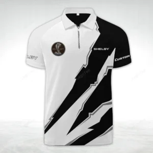 shelby american zipper polo shirt gift for shelby american lovers gift for gift for him husband boyfriend car128021025024 5erdh
