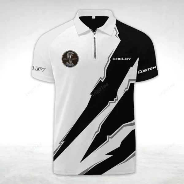 shelby american zipper polo shirt gift for shelby american lovers gift for gift for him husband boyfriend car128021025024 5erdh