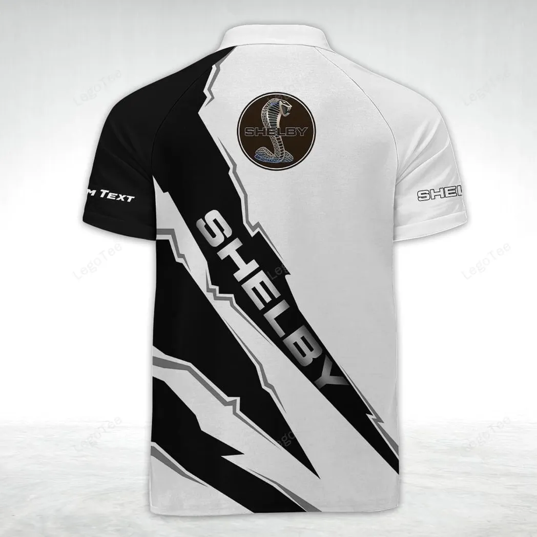 shelby american zipper polo shirt gift for shelby american lovers gift for gift for him husband boyfriend car128021025024 phwci