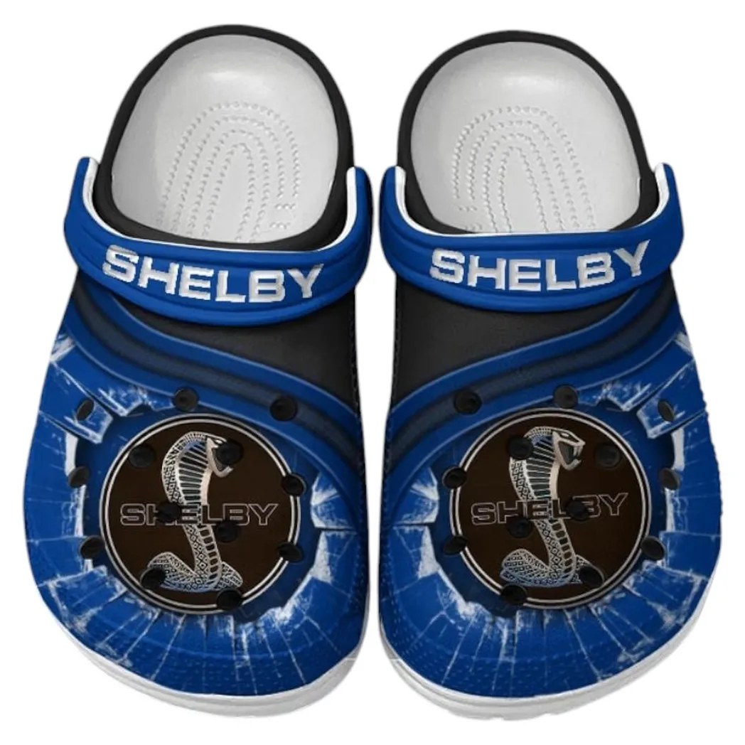 Shelby Crocs Clogs Men Women, Gift For Shelby Fan CAR188032025181 - Blue