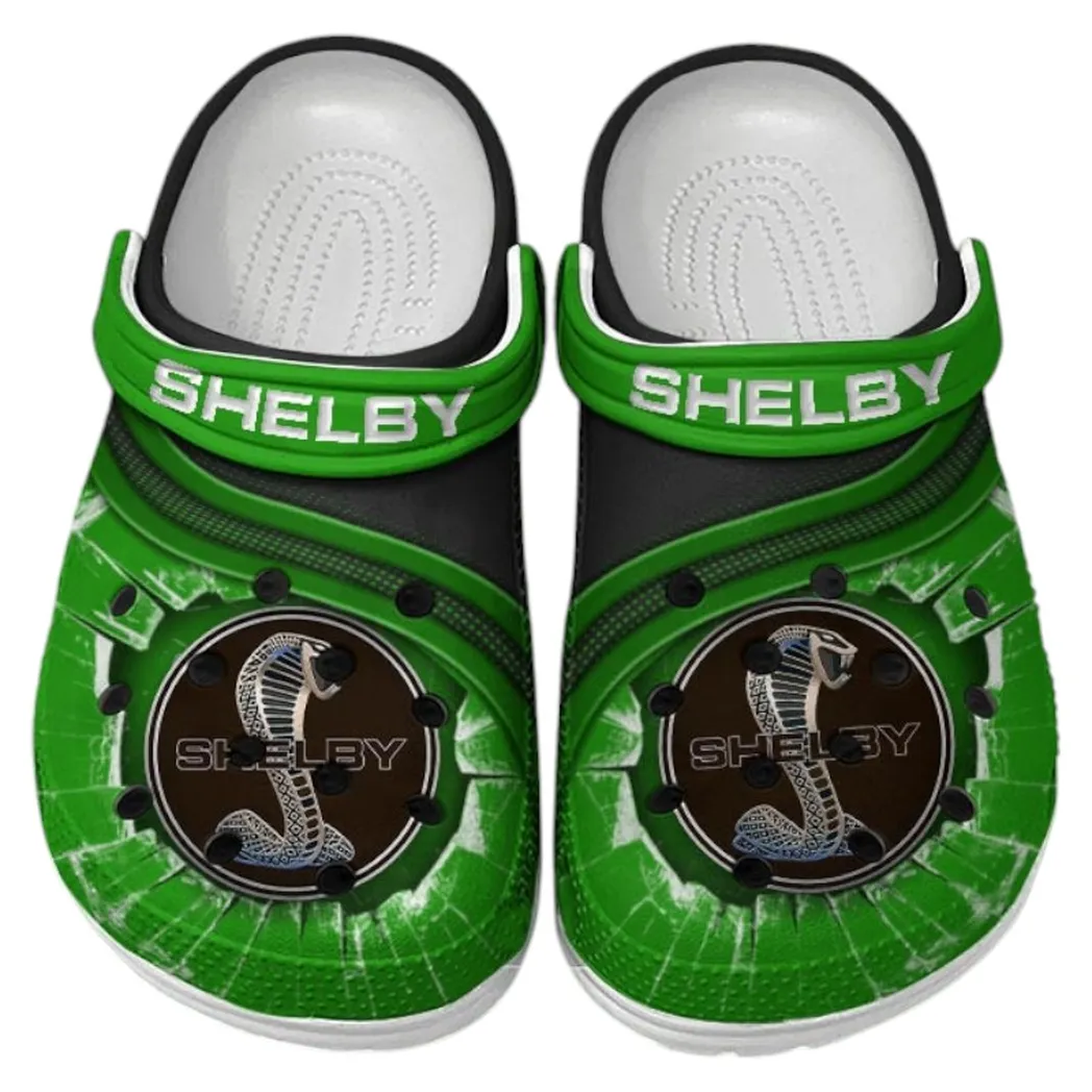 Shelby Crocs Clogs Men Women, Gift For Shelby Fan CAR188032025181 - Green
