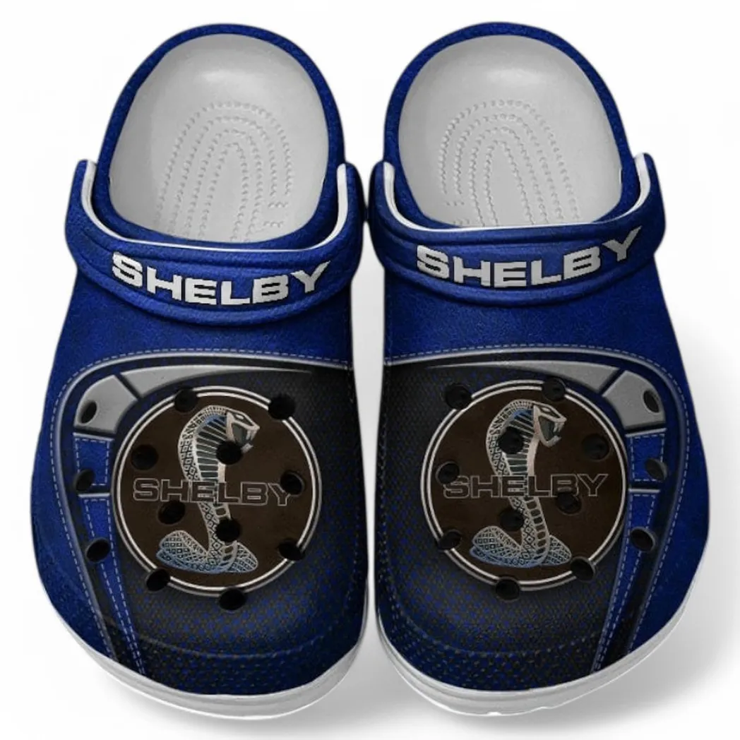 Shelby Crocs Sandals For Men Women, Gift For Shelby Fan CAR177031425605 - Blue