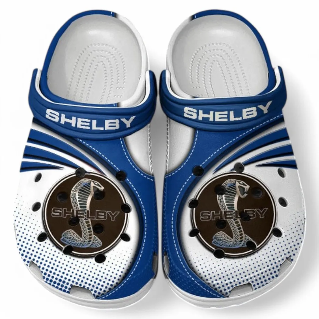Shelby Crocs Sandals For Men Women, Gift For Shelby Fan CAR181031525721 - Blue