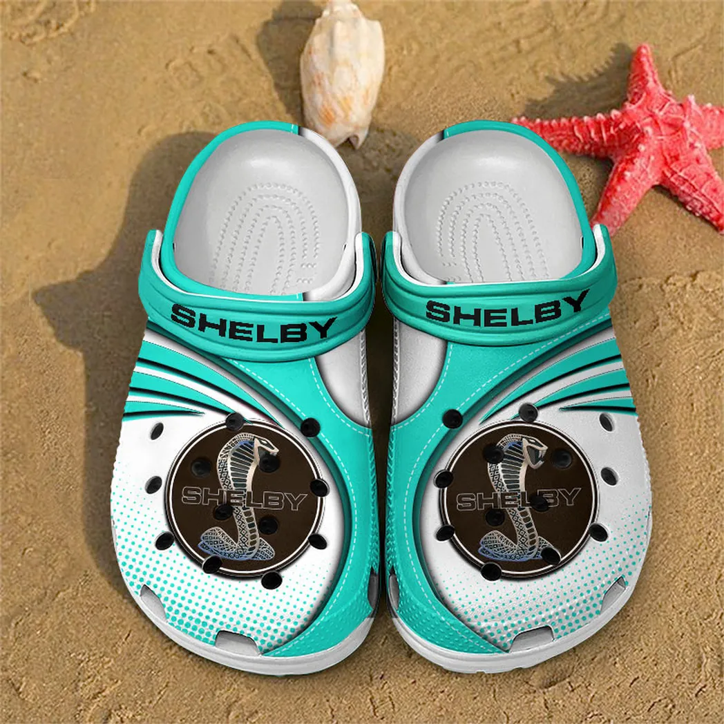 shelby crocs sandals for men women gift for shelby fan car181031525721 cyan