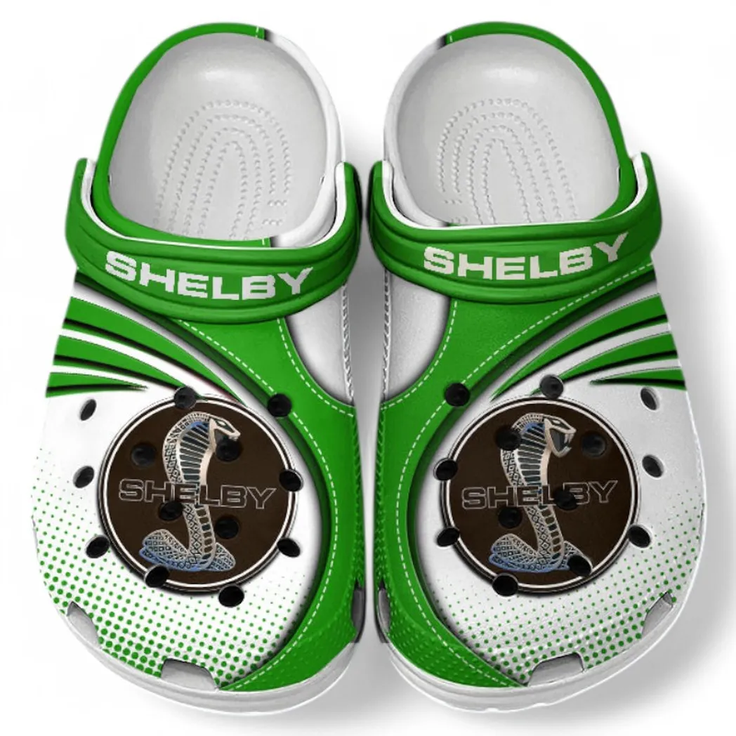 Shelby Crocs Sandals For Men Women, Gift For Shelby Fan CAR181031525721 - Green