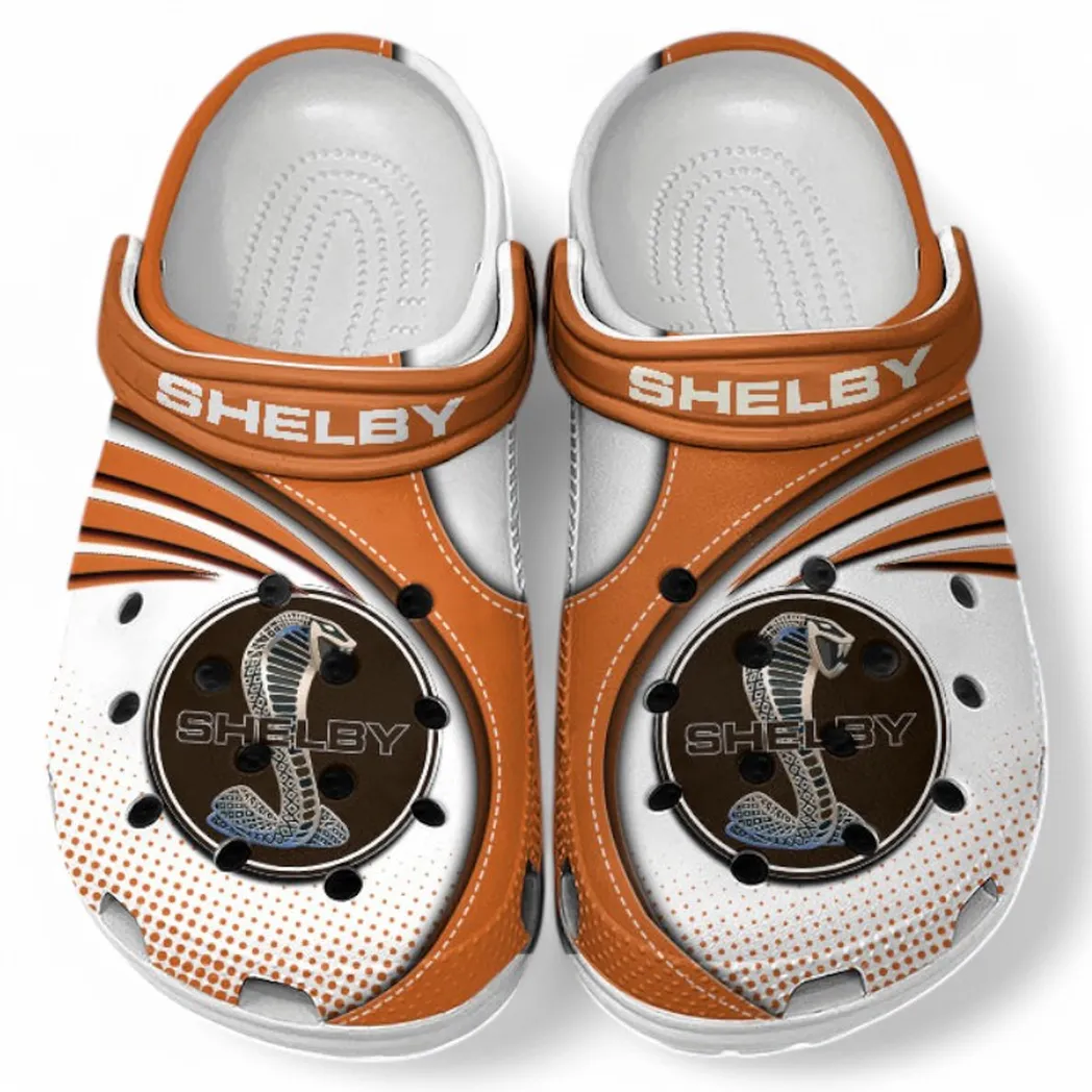 Shelby Crocs Sandals For Men Women, Gift For Shelby Fan CAR181031525721 - Orange