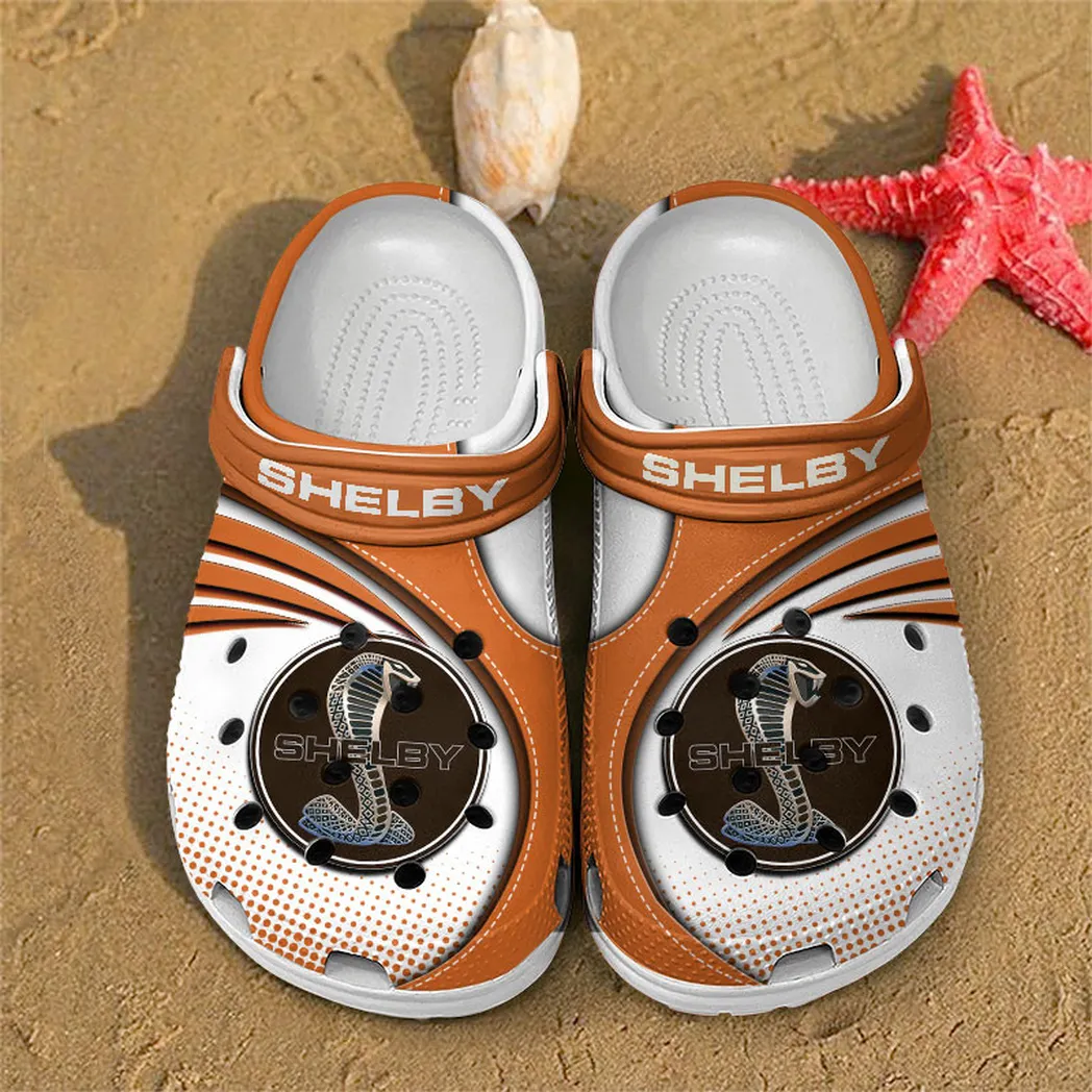 shelby crocs sandals for men women gift for shelby fan car181031525721 orange yyqp4