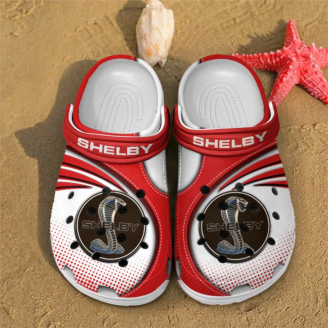 shelby crocs sandals for men women gift for shelby fan car181031525721 red libeg