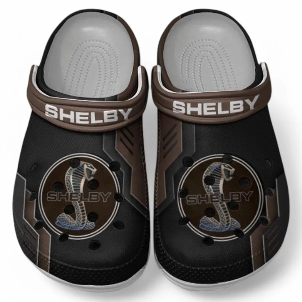 Shelby Crocs Shoes, Clogs Men Women, Gift For Shelby Fan CAR185031525244 - Brown