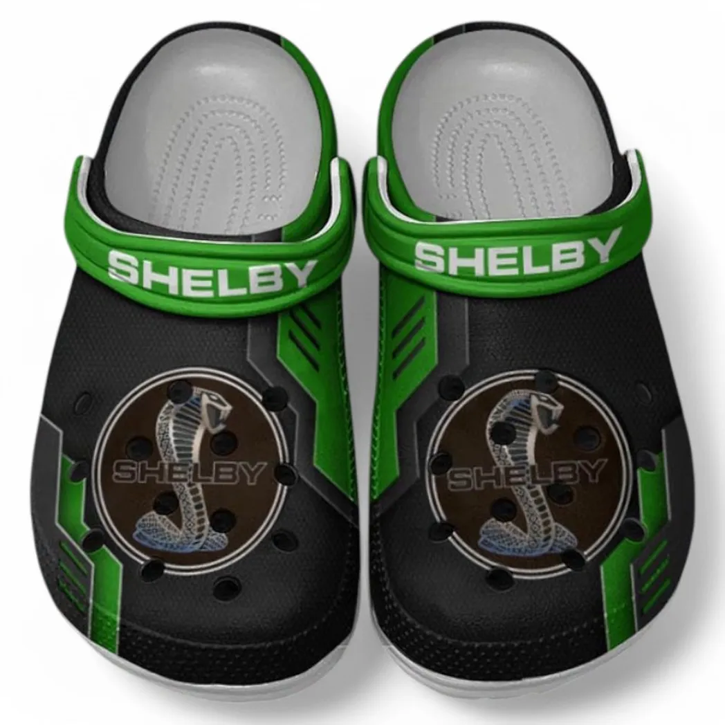 Shelby Crocs Shoes, Clogs Men Women, Gift For Shelby Fan CAR185031525244 - Green